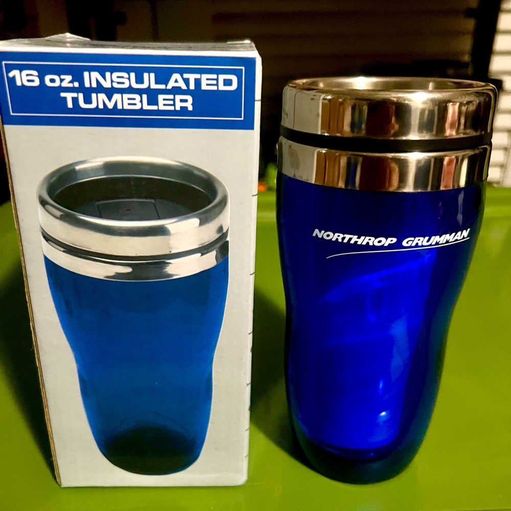 Blue Insulated Tumbler, 16 ounce, New in Box